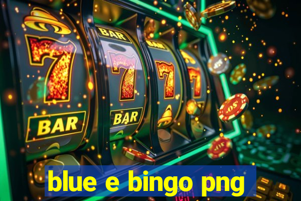 blue e bingo png